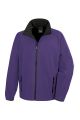 Kurtka męska Softshell kolor Purple-2607C Black-BLK