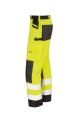 Spodnie robocze kolor Fluorescent Yellow bok